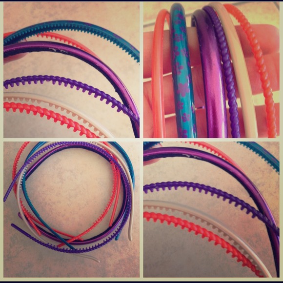 Set of Plastic Headbands