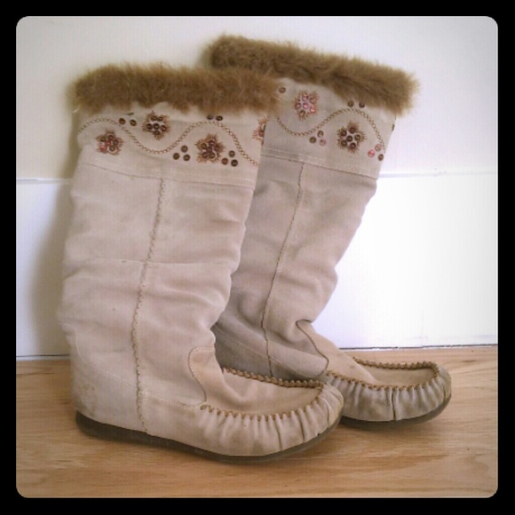 Anthropologie Boots - Real Suede Boots