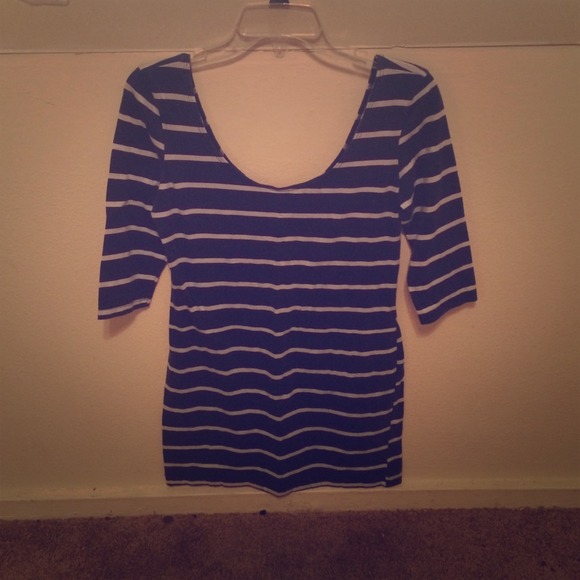 Charlotte Russe Blue & White Sailor Dress