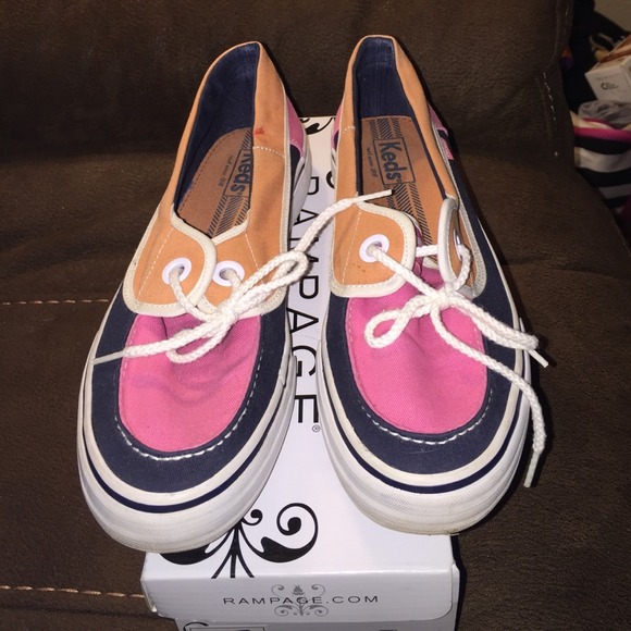 Keds multi colored boat shoe
