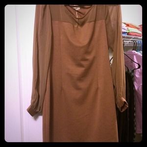 Tan dress
