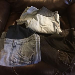 Maternity pants, skirt, capris xl