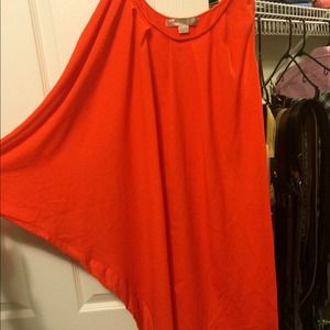 New with tags one sleeve orange dress