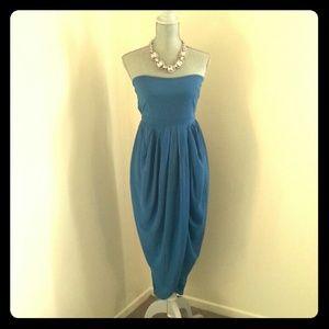 Ya Los Angeles Strapless Tulip Dress