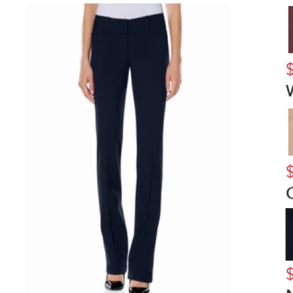 Navy drew fit bootcut pants
