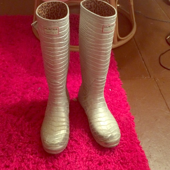 Jimmy Choo for Hunter Rain boots MUST SELL BY DEC