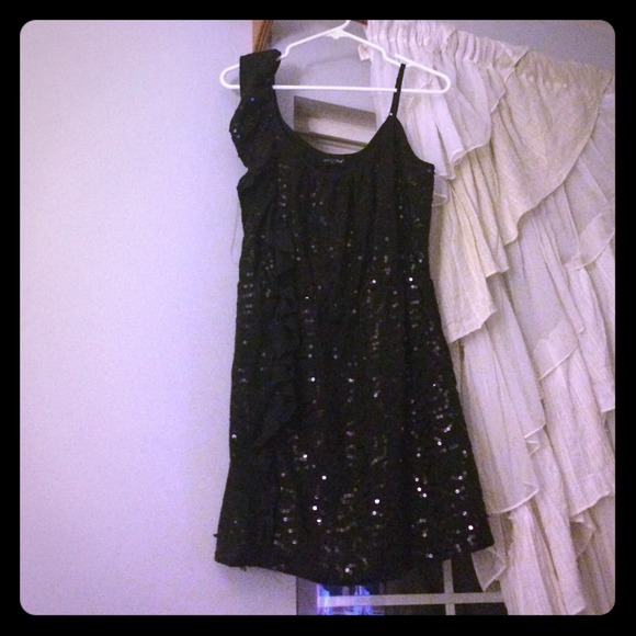 Mini Black Sparkle dress