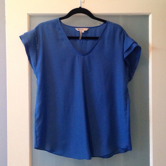 Royal blue blouse