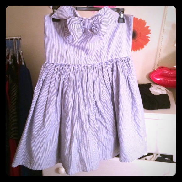 jack wills Dresses & Skirts - Adorable jack wills striped blue dress