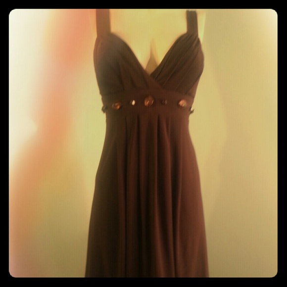 Bisou Bisou brown dress