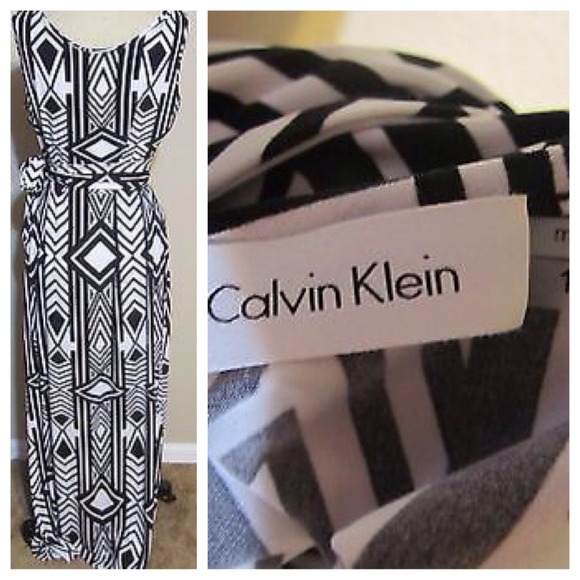 SOLD Calvin Klein tribal print maxi - Picture 2 of 2