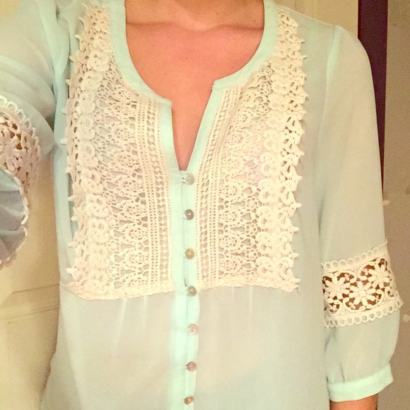 Forever21 Contemporary Sheer Top