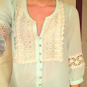 Forever21 Contemporary Sheer Top