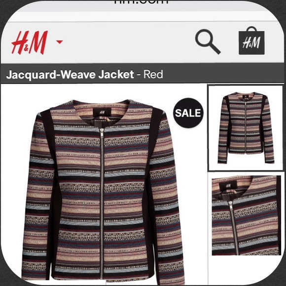 H&M Jaquard Weave Jacket