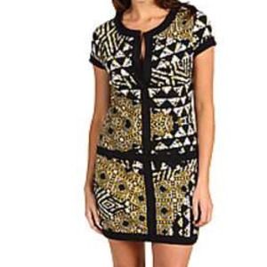 BCBG MaxAzria Tribal Print Dress sz- small