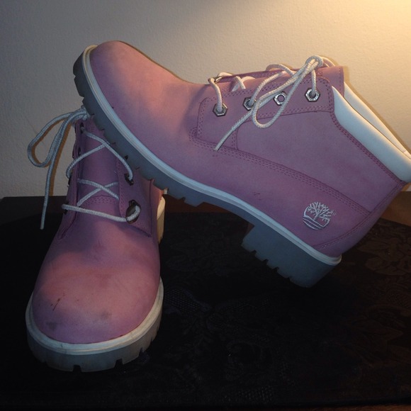 Timberland Boots - Pink Timberland Boots.