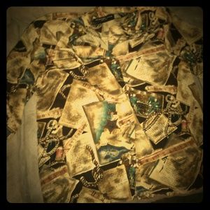 90s Retro Long Sleeve Button Up