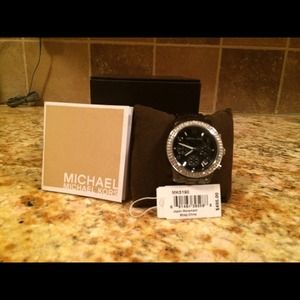 Michael Kors black ceramic watch