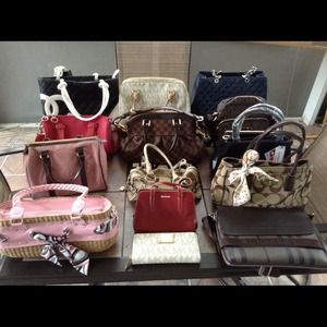 Closet sale . Make an offer to any bag you see .