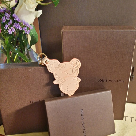 Louis Vuitton Murakami Panda key chain.