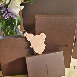 Louis Vuitton Murakami Panda key chain.