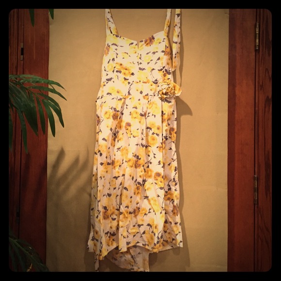 Cute flower short dress