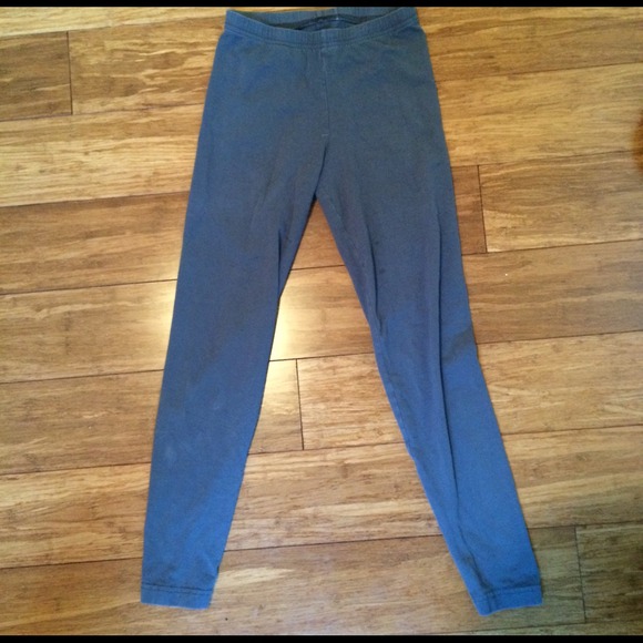 American apparel grey leggings