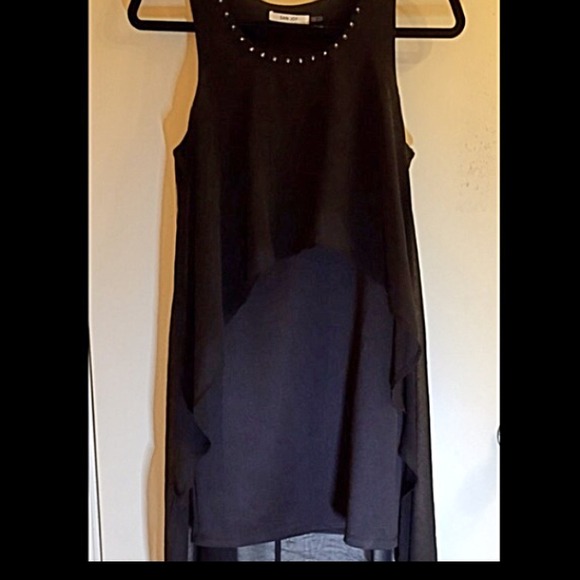 πNWOTπ Black Spike Studded Mullet Dress - Picture 2 of 4