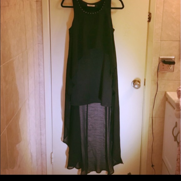 πNWOTπ Black Spike Studded Mullet Dress - Picture 4 of 4