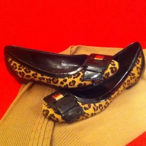 ⚡️Cheetah Flats, leather upper