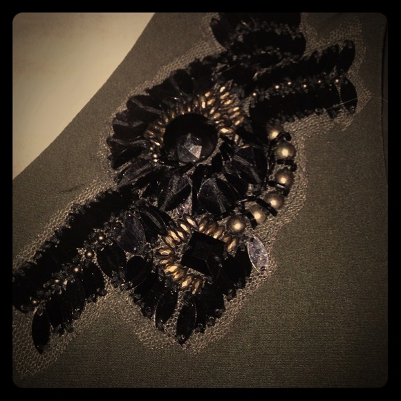 Beaded, single strap top