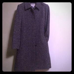 Salt & pepper tweed wool jacket