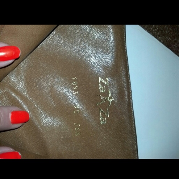 Zaza European brown Leather  boots - Picture 4 of 4