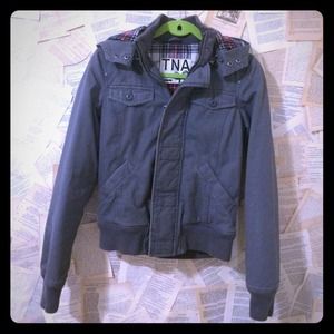 TNA Aritzia Dark Grey Jacket