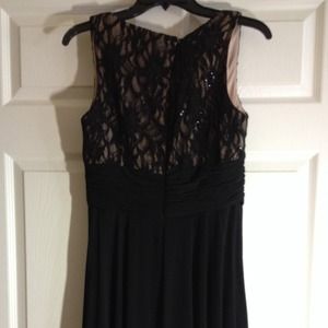 Pretty black dress w/shrug