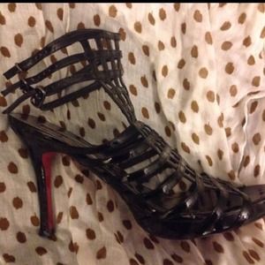 Black sexy caged heel size 10*REDUCED**