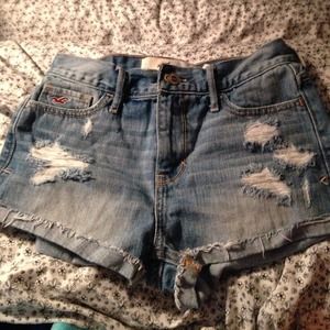 Hollister high wasted shorts