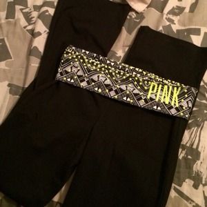 VS Pink boot cut yoga pants