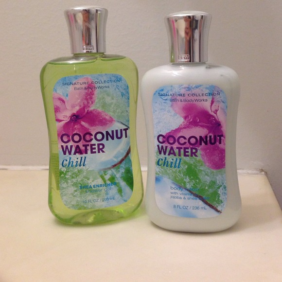 Bath and body works lotion and body wash set