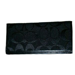 Coach Checkbook cover