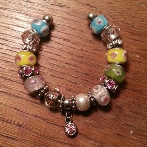 Hand crafted bracelet.