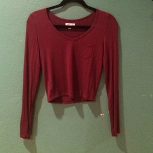 UO maroon long sleeve