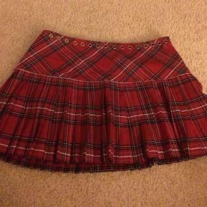 Plaid red Skort