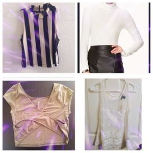 🎀Bundle, 4 tops