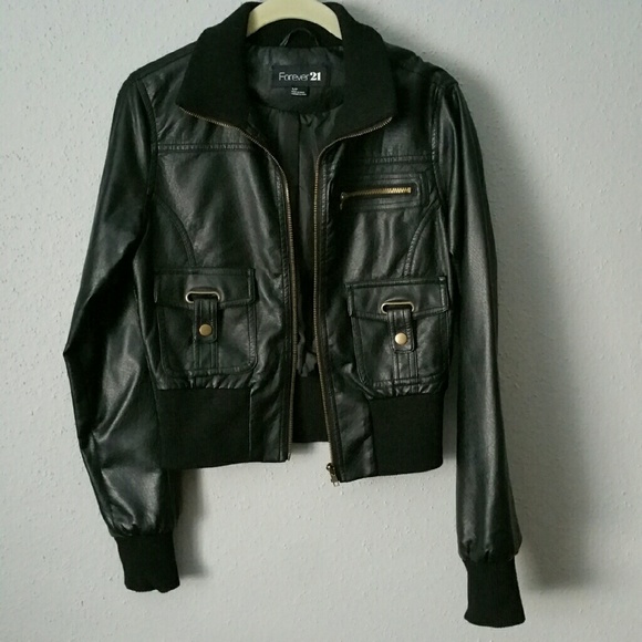 *SOLD* Forever21 Fake Leather Jacket