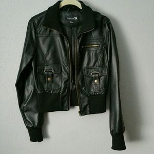 *SOLD* Forever21 Fake Leather Jacket