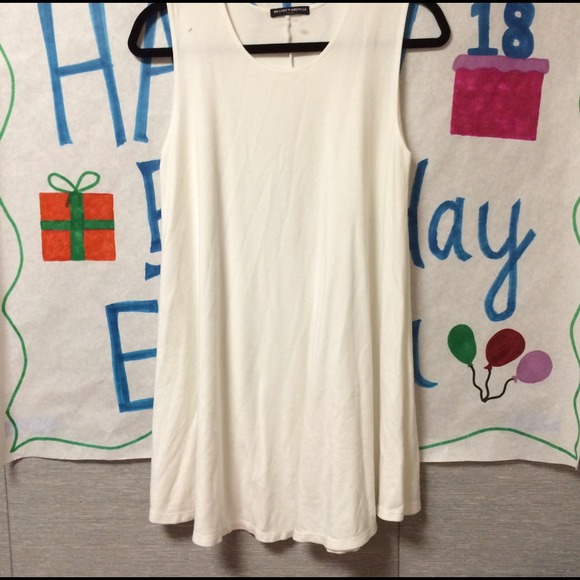Brandy Melville white alena dress