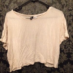 🍂 Beige Loose Flowy Crop Top 🍂