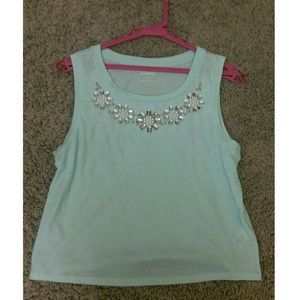 Express cropped shirt - Mint Green