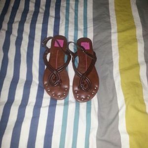 Brown sandals